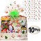 Christmas Cellophane Wrap Bags,(10 Pcs) X-Large 24” in X 30” in,2.5 Mil Thick Crystal Clear Cellophane Bags for Christmas Baskets,Gifts, Baskets Wrapping